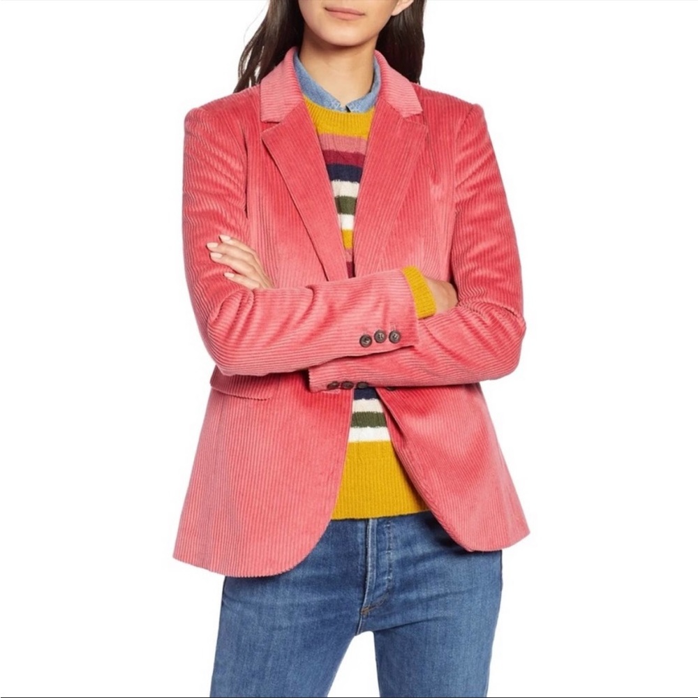 1901 Pink Corduroy Blazer